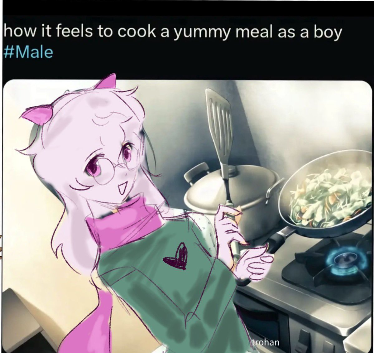 qon_vanilly's tweet photo. #deltarune https://t.co/zp8pee1zwN