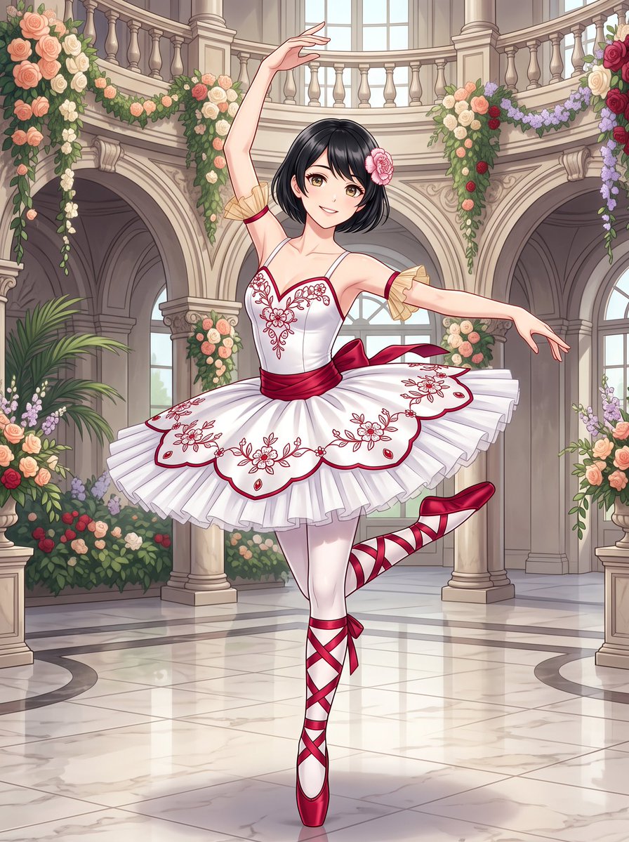 jagger_gt's tweet photo. Tu’Tulah, Kinonna and Catherine had got themselves some new and beautifully stunning classical ballet tutu costumes from #Alice_Clothing_Store (ballet costume department). Wearing their new costumes 🩰❤️🤍 (pure white with ruby-red floral embroidery and gems), they perform elegantly as party ballerinas for an indoor garden plaza.

#TuTulah #balletgirl #バレエ少女 #KinonnaAdams #ballerina #Catherine #livingballetdoll #生きているバレエ人形 #OCs #ballerinas #バレリーナ #gardenplaza #ガーデンプラザ #ballet #バレエ #tutus #チュチュ #AliceClothingStore @AliceLavli