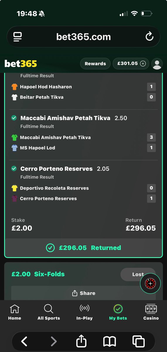 AntityrantGB's tweet photo. @DeTipster99 My bets real https://t.co/86LJykKxuS