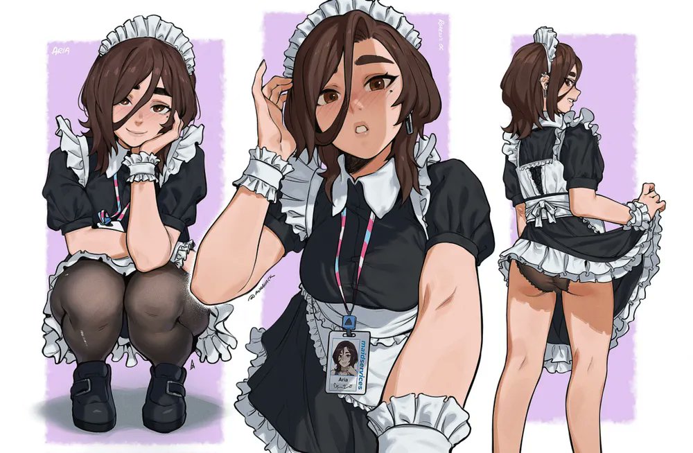 akm_gl's tweet photo. Maid outfit character art ✨🖤
A cute and elegant maid character with a soft pastel aesthetic, detailed outfit, and expressive poses. 🎀
#MaidArt #MaidOutfit #AnimeArt #2DArt #CharacterArt #DigitalArt #AnimeGirl #ArtistOnTwitter #ArtCommission #artistforhire https://t.co/Rt5gEUr0xd