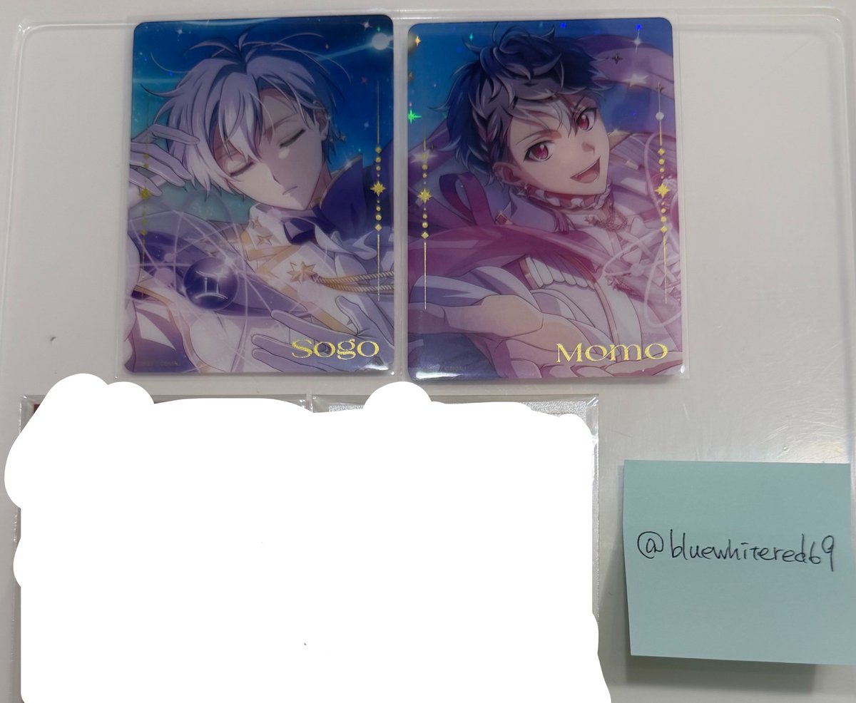bluewhitered69's tweet photo. @1 【交換 買取希望】アイナナ 16 STAR SIGNS 16SS UR ムビナナ レプリカチケット

譲) クリカ 壮五 百
定価（送料）
求) クリカ 天1 虎於2 楽1

4J福岡お手渡し>郵送（別日都内手渡し）
交換＋買取可能です。
天.楽含めてのお取引希望
よろしくお願いいたします。 https://t.co/WQ3FstzwLK