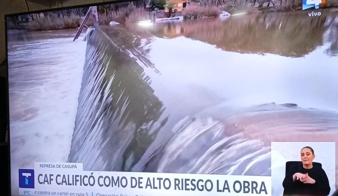 Gustavo28172795's tweet photo. Otra perlita para casupa , calificada como riesgosa en todos los ámbitos , debería llamarse represa del fa así serán recordados por el desastre que se viene🥸🍿 https://t.co/UhmaHKqWqG