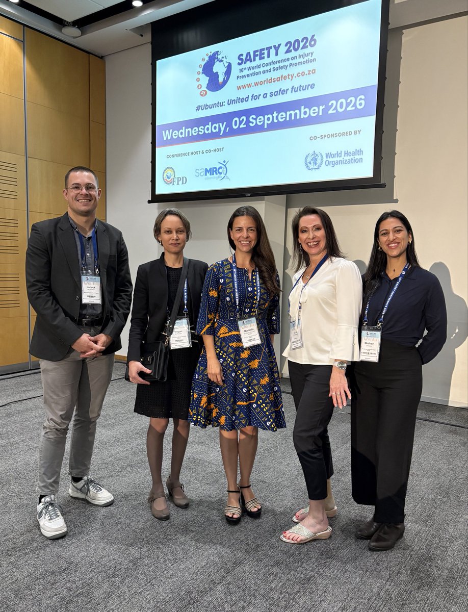 MariselaPdLV's tweet photo. Busy & inspiring week at #SAFETY2026 Cape Town!🌍From presenting our work on #CommercialMotorcyclists 🛵to joining provocative panel discussions on #PedestrianSafety🚶🏽 #LocalEvidence #CaseControlStudies📚& #RoadSafetyManagement🛣️. Lots to do to make Safety everyone's business‼️ https://t.co/Ew3fFJu1GS