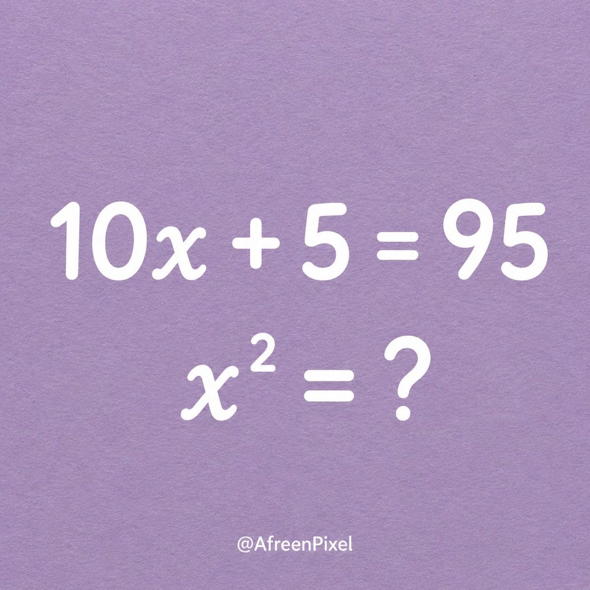 AfreenPixel's tweet photo. It looks simple, but everyone gets it wrong.

What is the value of x²? https://t.co/fSuFVWpIU5