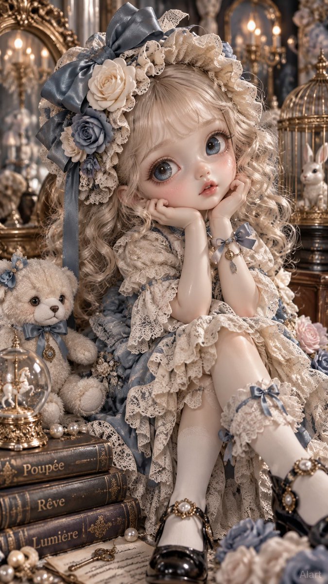 moon81bow723's tweet photo. 私、誰も見てなきゃ動くけど……
何か?🎀
べつに怖くないでしょ?
…………あ。
見たな。👁️
#AIart #DollArt #3Dart
#CGRender #FantasyArt https://t.co/xk9CC1Tjs9