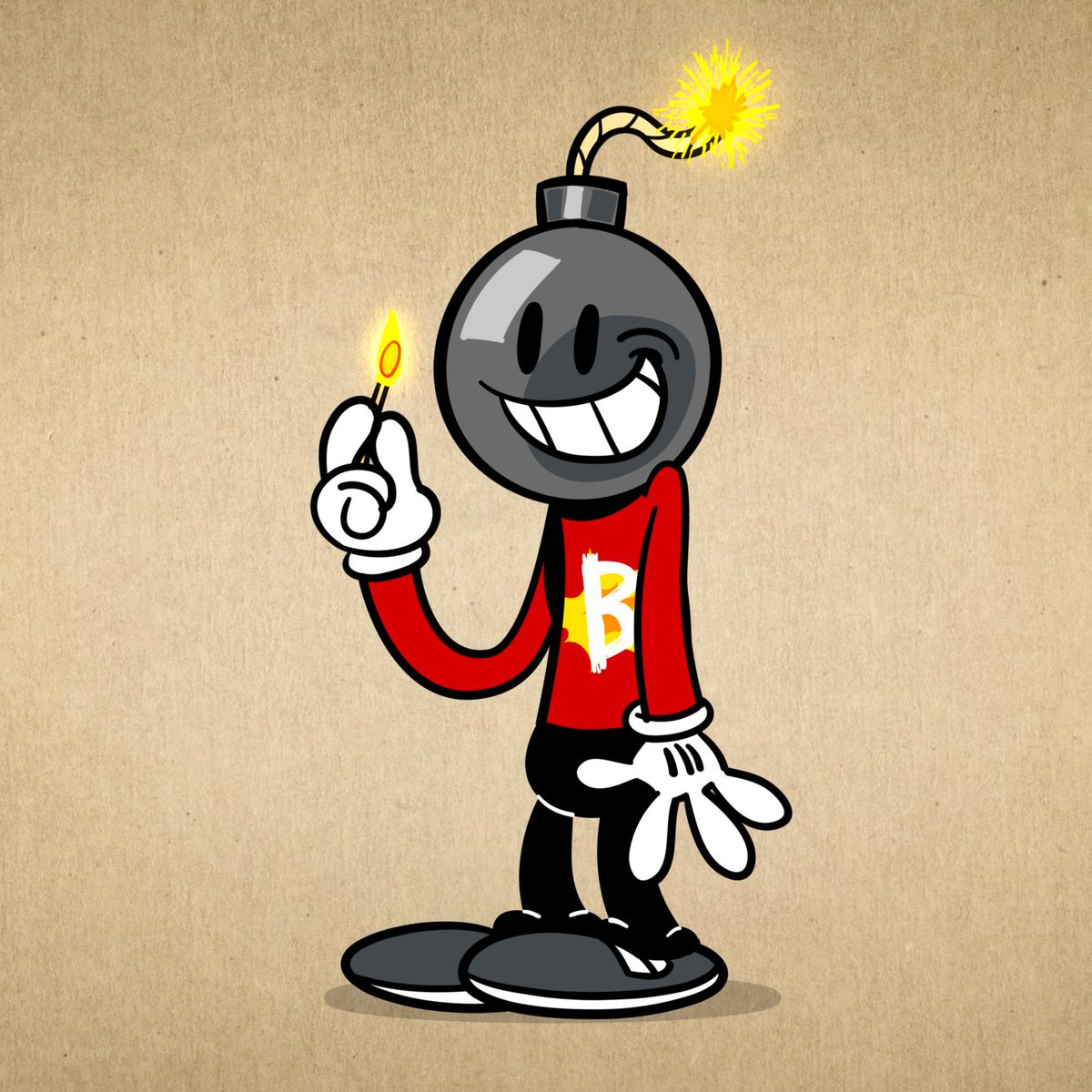 BombinarCompany's tweet photo. Apresentando a vocês um Novo Mascote dessa empresa! o Nome dele é : Bombiel 

com a parte considerado uma vibe do símbolo da bomba, e o nome dele é claro, essa será o mascote a partir disso,

ideia do nome e do visual por: Kleberson Lucas 

Espero que gostem :D. https://t.co/ETWci1hZVq