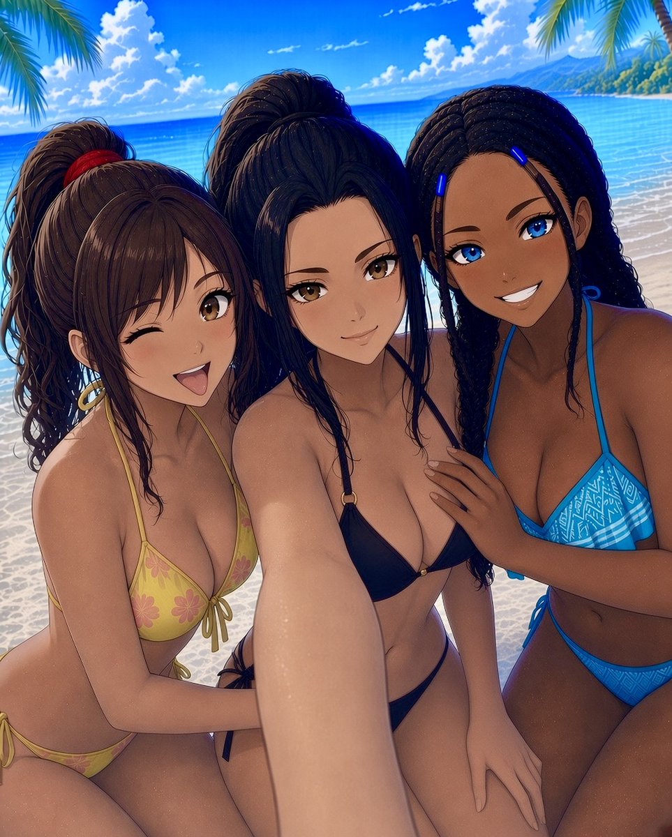 JohnyWinstons's tweet photo. Avatar girls enjoying the beach in their little bikinis! | Katara, Azula and Ty Lee selfies #アズーラ姫 #タイリー
#カタラ #アバター伝説の少年アン #Brunettes #WaterTribe #FireNation #AvatarTheLastAirbender https://t.co/xweiD0fo9G