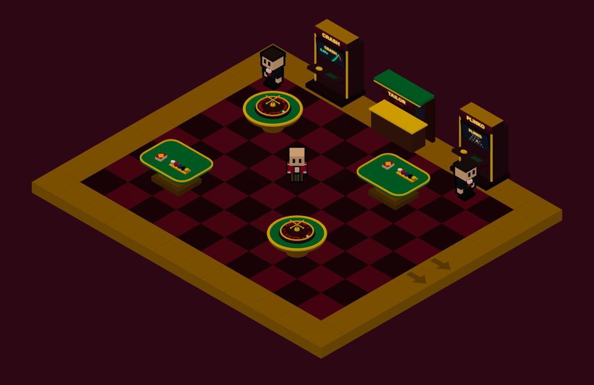PlayKintara's tweet photo. The Casino just got bigger 🎰

Plinko + Crash are now live.

The Tailor is also open with a new Casino Outfit.

Pick your game. Suit up. 🎲 https://t.co/LcNiMrEvTb