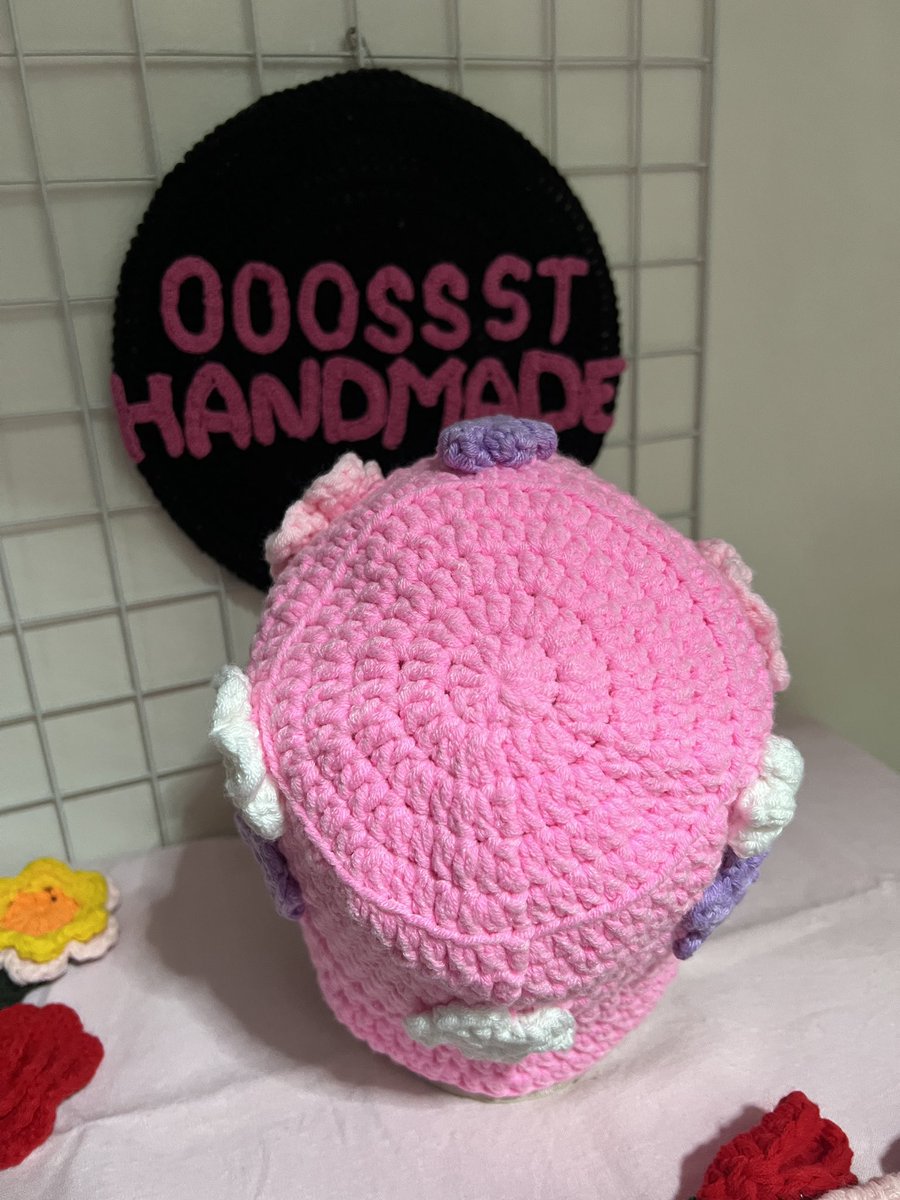 ooossst's tweet photo. OOOSSST HANDMADE CROCHET PRESENTS PLAVE COLLECTION Bamby Blossoms Bucket Hat
Sizes: 
Approx 
20-22in/52-58cm around your head
Length: 7-10 n/18-26cm

Available 
PHP 465

#OOOSSST #Crochet #Handmade #Cute #Fashion #Hat #PLAVE #BucketHat #PLAVEBamby

https://t.co/IE2nnJAKdt https://t.co/u4GURmMg9T