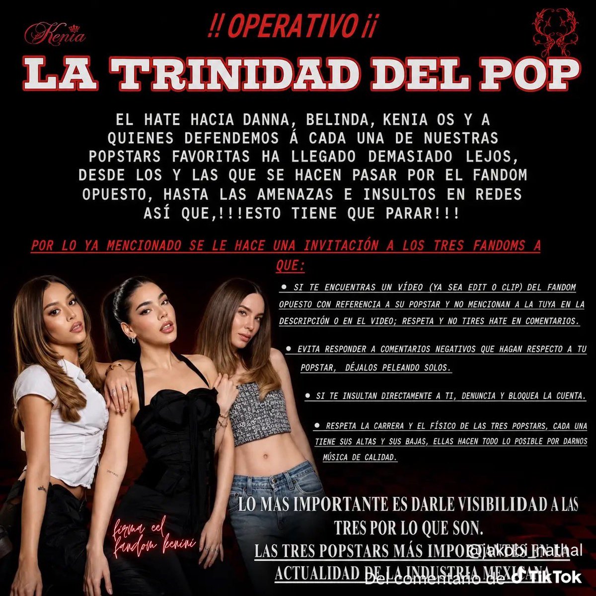 josssmc6's tweet photo. porfa, ya fue mucho hate a nuestras artistas, ahora hay que apoyarlas como se debe ✨💕🔥 https://t.co/nSxZSMgnkC