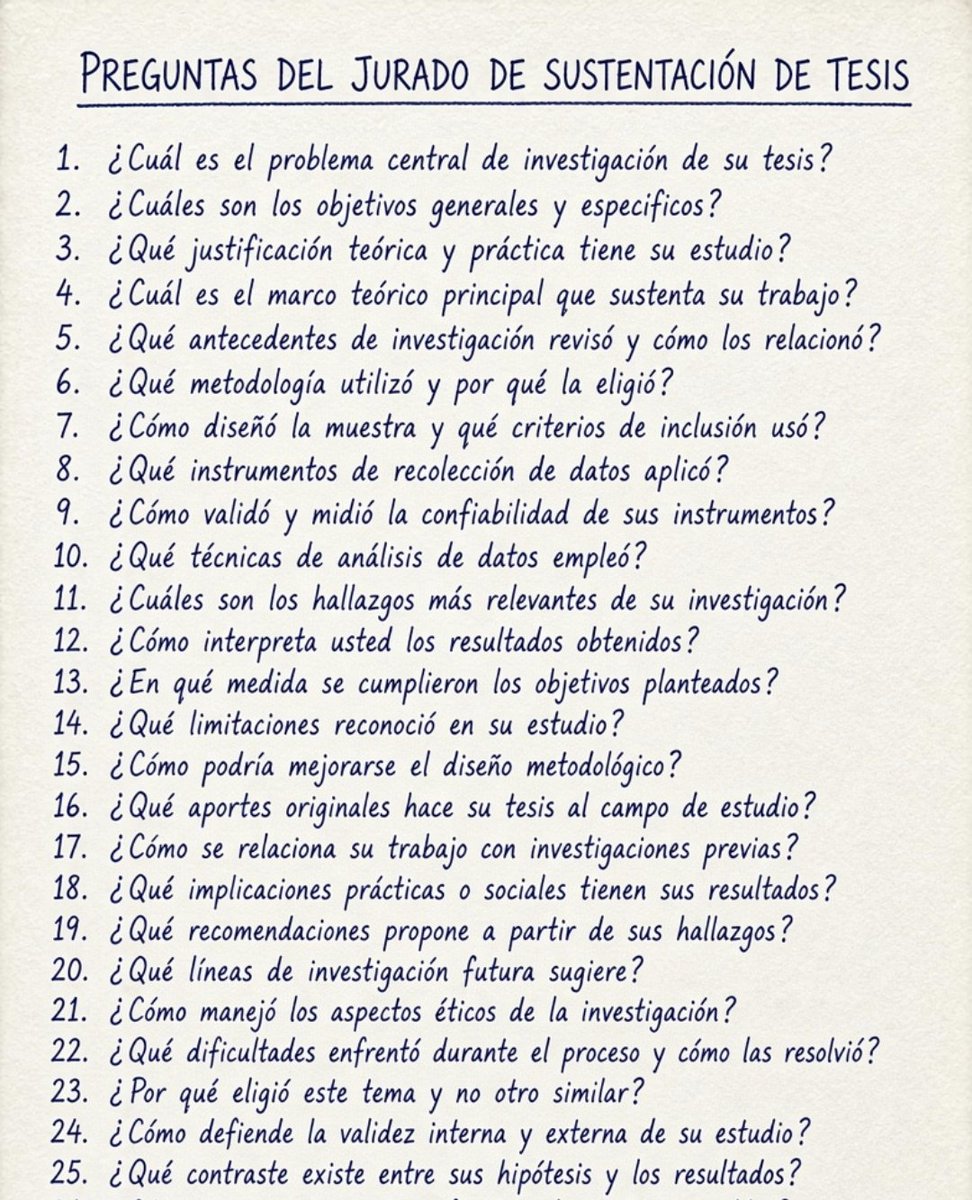 MisterInvestiga's tweet photo. 25 preguntas  frecuentes  del jurado  de tesis
#tesis https://t.co/Z3TW8Dp6N9