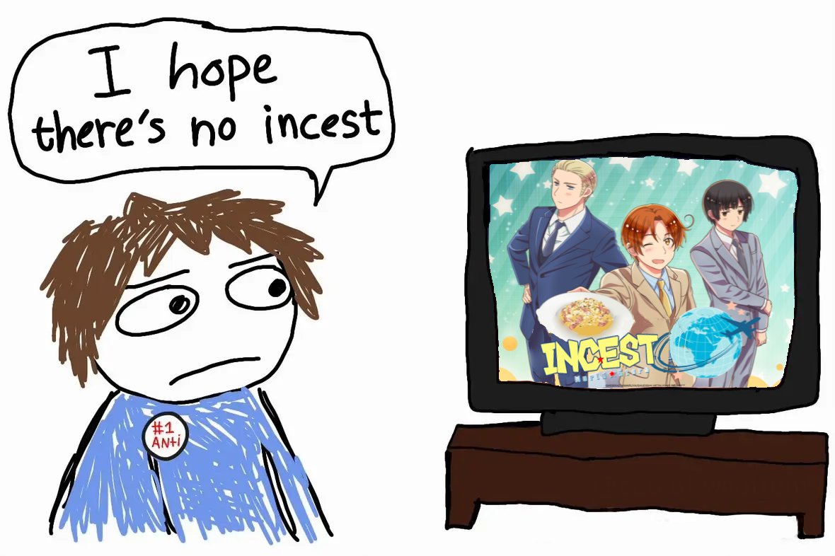 shota_amecan's tweet photo. Idk who originally made this but I made a hetalia version https://t.co/HzxznU3FyV