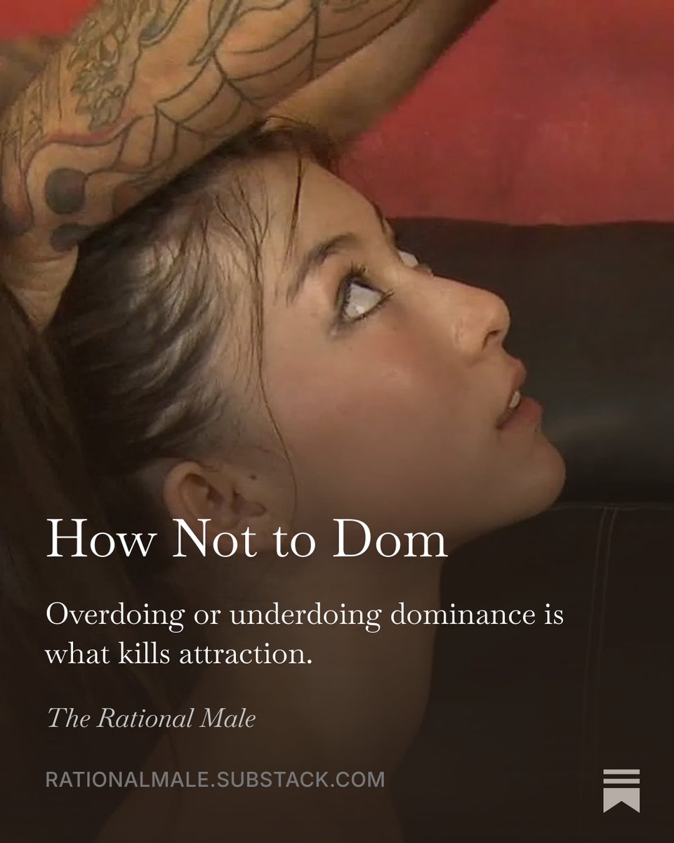 RationalMale's tweet photo. Now more than ever, women need masculine dominance.
https://t.co/DI0PasQGfp https://t.co/lRnpkfYZzT