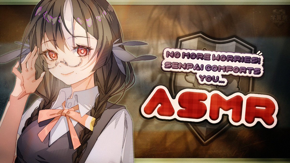 RuriTouka's tweet photo. 【Stream Announcement】 Stress no more!
A short session with senpai will surely make you feel better. Spend some time with me and my genmates for this Gakuensai ASMR Event 📓 8:00 PM EST
➜ https://t.co/M7sg5qIn67 https://t.co/6H07socl6U