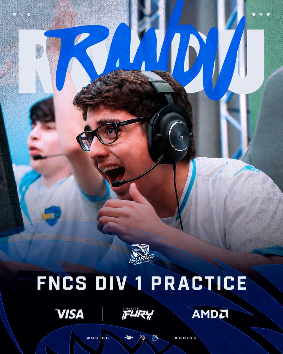 teamisurus's tweet photo. ¡DÍA DE FINALS! 🚬
@Randuimmm ya está jugando las Finals de la FNCS Division 1 Practice y se encuentran dentro del Top 10.
¡A ALENTAR TODOS JUNTO A @13STEG! 💙
#GoISG 🦈 #BeTheShark https://t.co/GXPbutM3VF