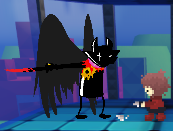 baddogWorstfoe's tweet photo. You look back between the broken blade and the child and tell them to leave this moment. The audacity of trying to stab the great Noir and to break a perfectly good knife in the process has completely ruined your GENOCIDAL  KILLING mood. You hold back a singular tear of SADNESS. https://t.co/SE6izOETr9