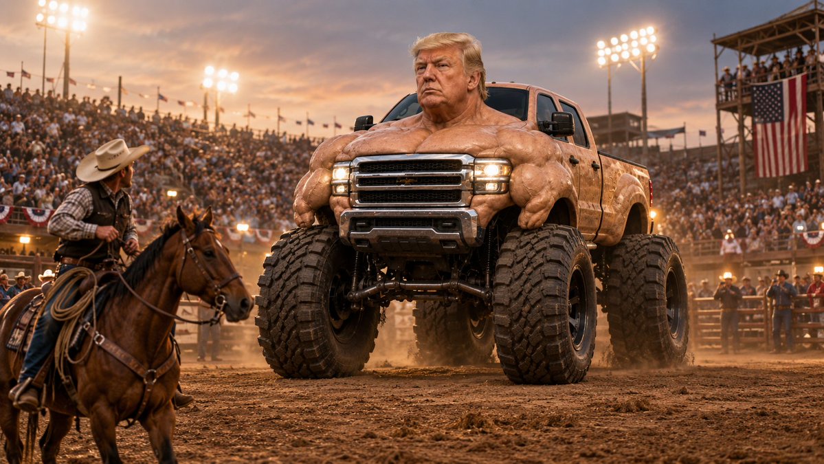 Dtrucksol's tweet photo. The rodeo just met its final boss. 🤠🔥

$DTRUCK

E8o3gTJSjCofWfDs73D3aTUpipfoVJeB9iztiwYBpump https://t.co/gepZgROovj