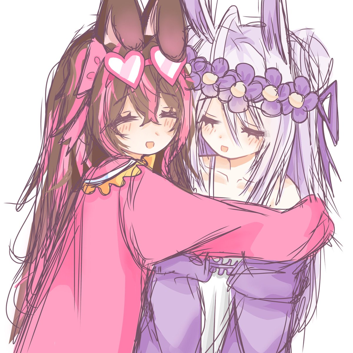 itoshilver's tweet photo. i don't know their duo name sadly😢😢 #cookiebunsquatfanart #jumperwhofanart https://t.co/RLobZXIEOV