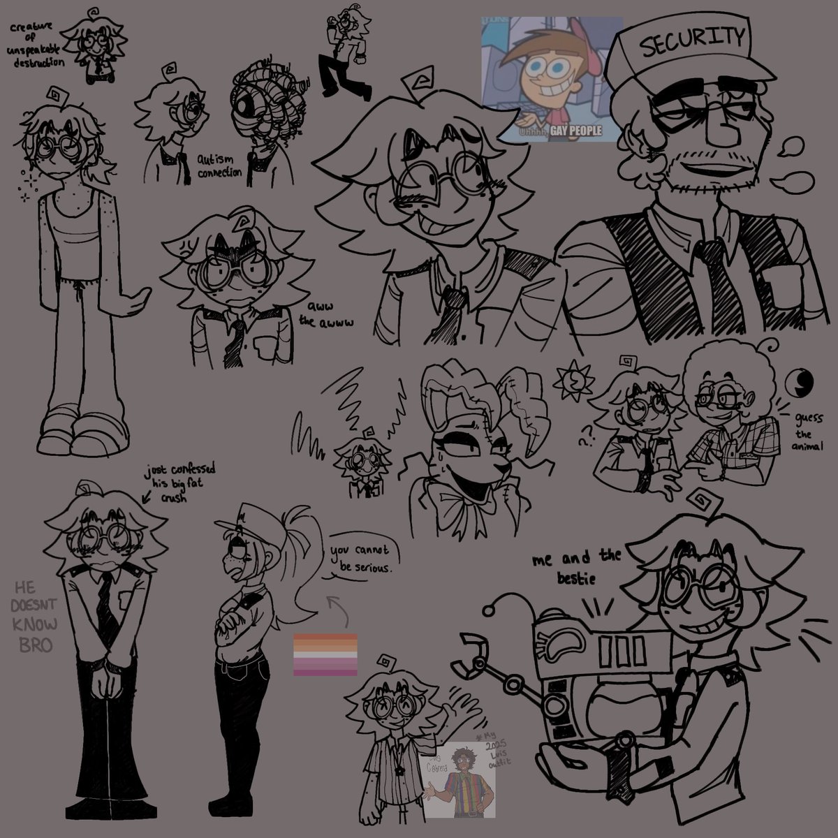 cassettedude's tweet photo. doodles of my frickbear’s luis cabrera. what the hell, sure #frickbears3 (i suppose?) https://t.co/C5jSCG5ohX