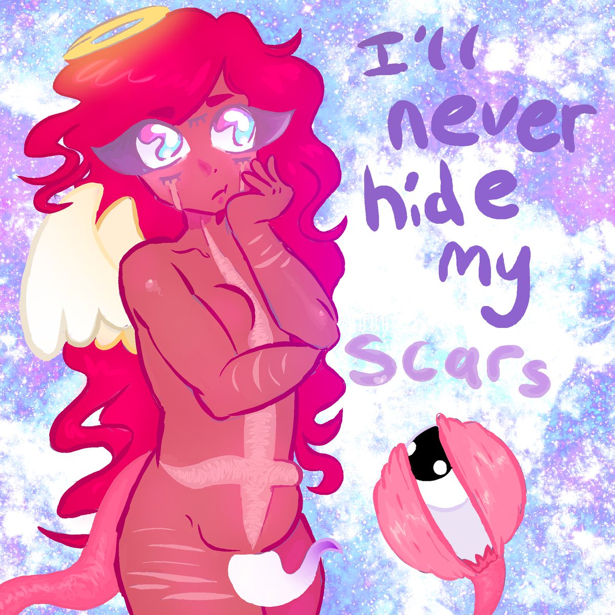 UnityHeartsU's tweet photo. Ill never hide my scars #rayzortwt #rayray #razorblade #art #pastelgoth https://t.co/NhTtOuAhGl