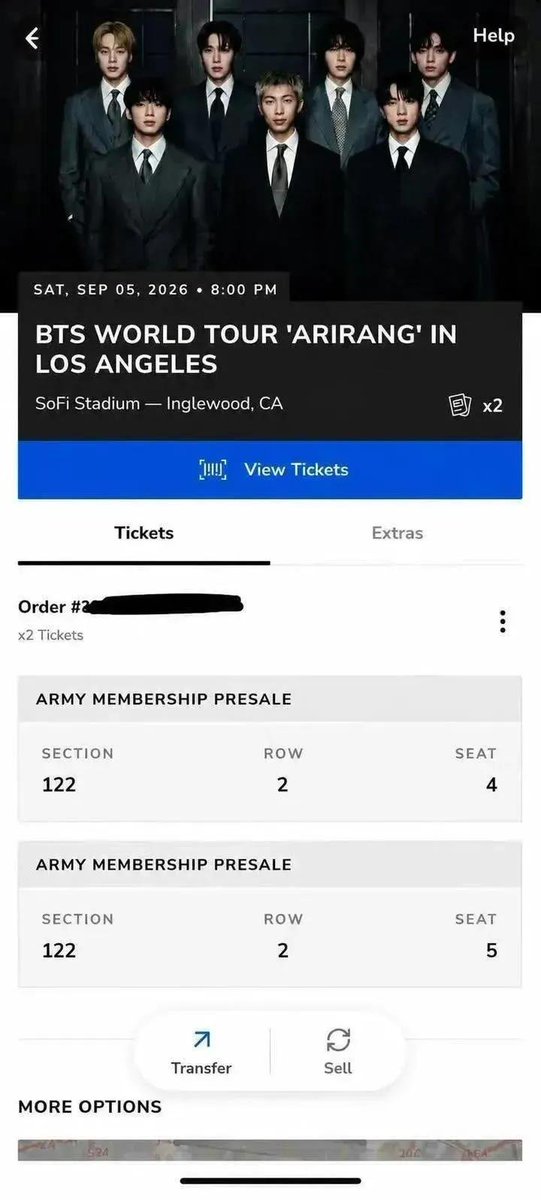 Lilith1087's tweet photo. 🚨 LAST-MINUTE SALE!! 🚨

Still available! 🎫
WTS 2 tickets for BTS — 9/5 LA

We got better seats, so we’re selling these!
📍 Sec 122, Row 2
💵 Bought for $300 → Selling for $200

Serious inquiries only, please 🥺 https://t.co/49lnGTIFdo