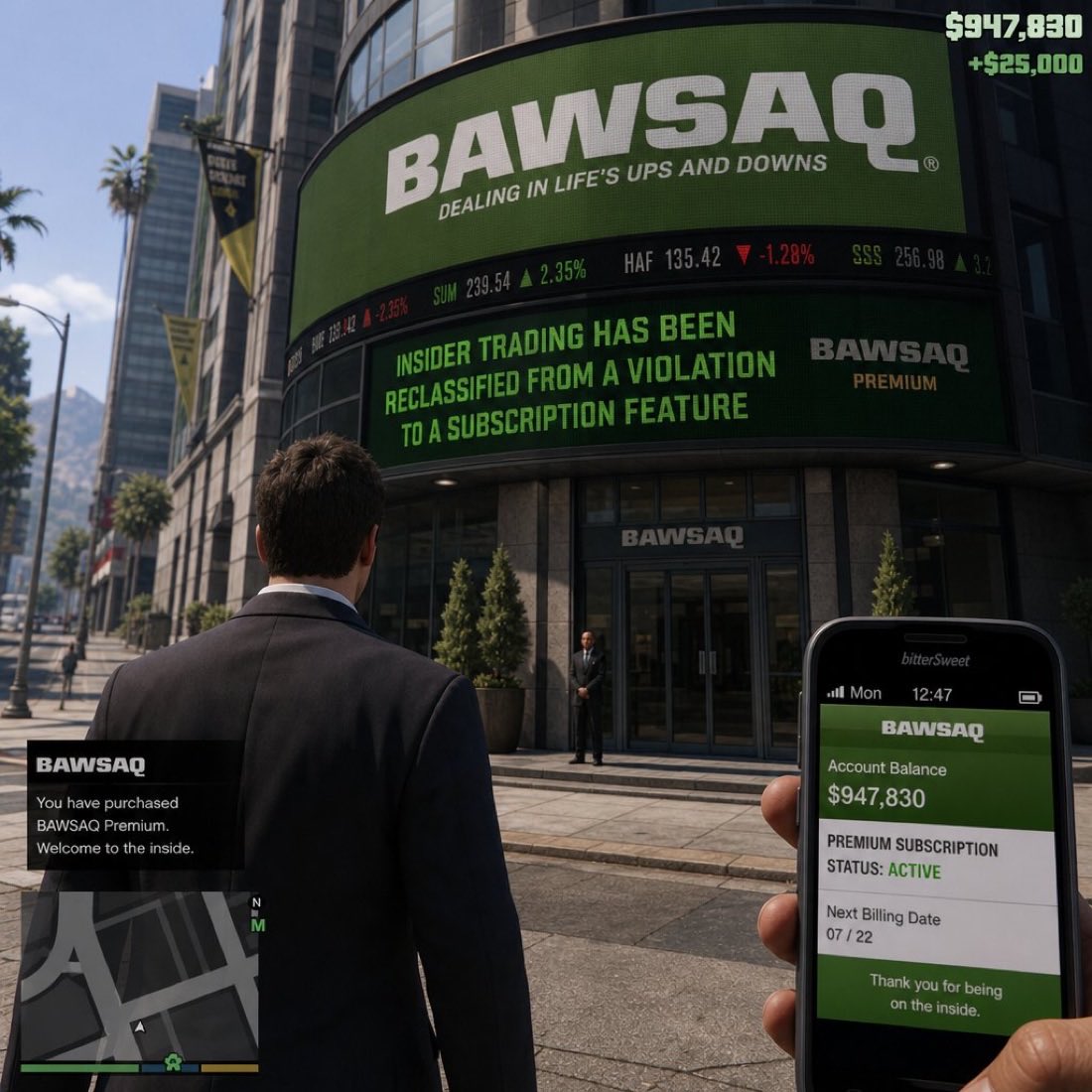 diego_ky99's tweet photo. Mfers really building a shitty ai game to shill their fakeass pvp $BAWSAQ why would u build a game when there is actually a new GTA game coming in 2 months with $BAWSAQ inside of it. 

Buy the real one with community

0x756A626544D90585fF9E5E6edEF5406a69b45C9c https://t.co/Ls33avYdG5