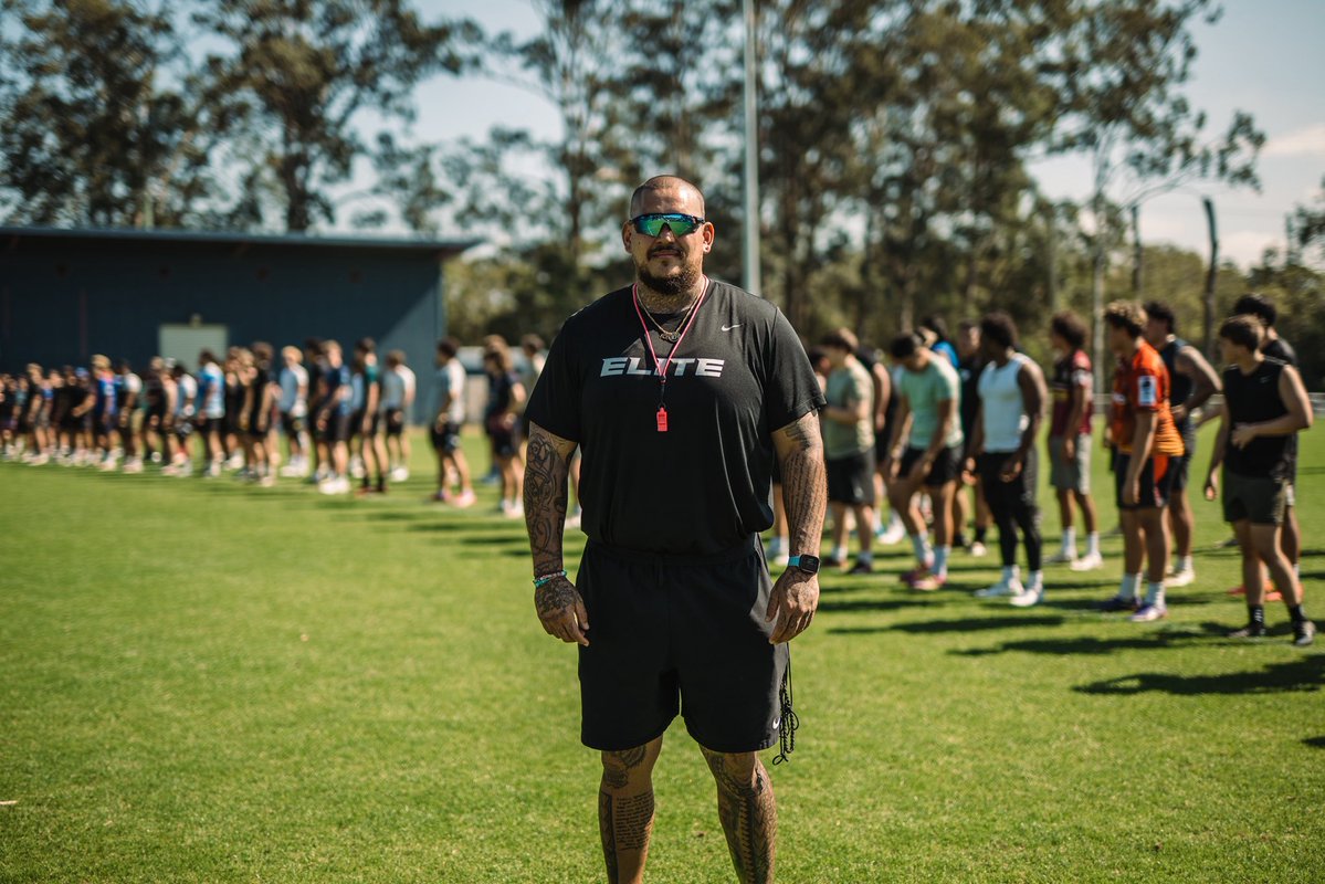 ThaMonstar's tweet photo. What a day.
Elite National Camp 2026 just wrapped and the turnout was elite. Young men showed up ready to work, compete, and put themselves on the map.

This isn’t the finish line. This is the start of growing American football in Australia the right way pathways, standards, and opportunities that actually change lives.

Proud of every athlete who stepped on the field today.

The standard is set. Let’s keep building. ⚡️