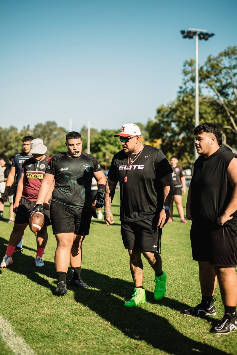 ThaMonstar's tweet photo. What a day.
Elite National Camp 2026 just wrapped and the turnout was elite. Young men showed up ready to work, compete, and put themselves on the map.

This isn’t the finish line. This is the start of growing American football in Australia the right way pathways, standards, and opportunities that actually change lives.

Proud of every athlete who stepped on the field today.

The standard is set. Let’s keep building. ⚡️