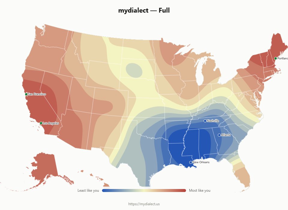 CyrillCrow's tweet photo. mostly makes sense. i've never lived on the west coast though, i wonder how much of that is osmosis from watching too many movies. i'm proud to say despite living in wisconsin before i will NEVER call it a bubbler https://t.co/Q0B8SeVkkG