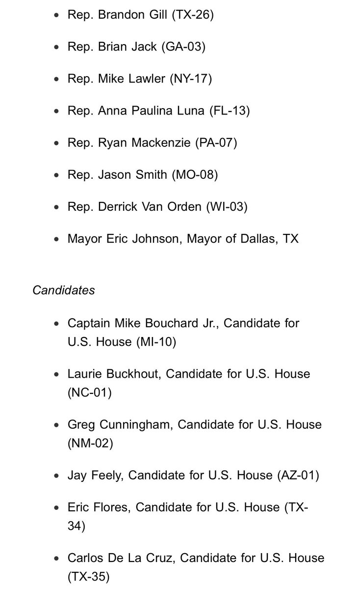 PatrickSvitek's tweet photo. RNC announces midterm convention speakers: https://t.co/nNDnQaNnMi