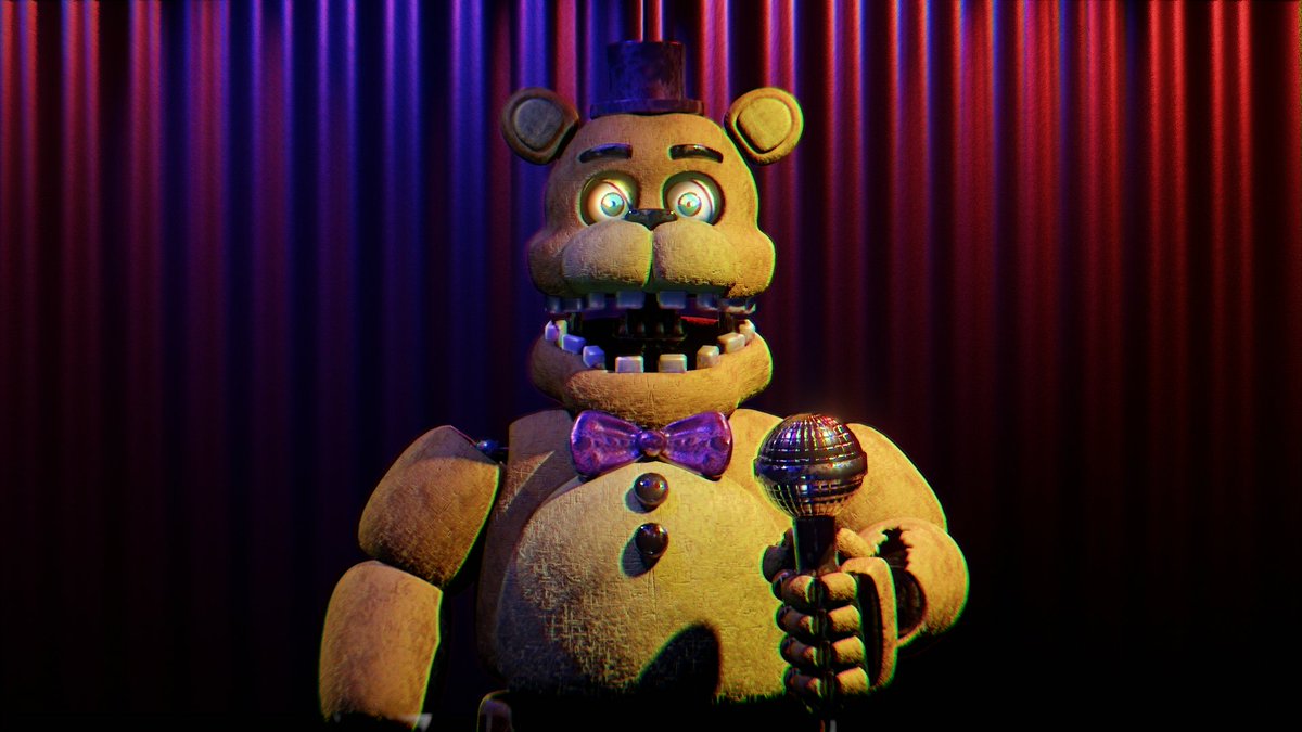 garrettmckaydev's tweet photo. Fredbear in Blender Eevee test - October 2020 https://t.co/uJh4kUrNHk