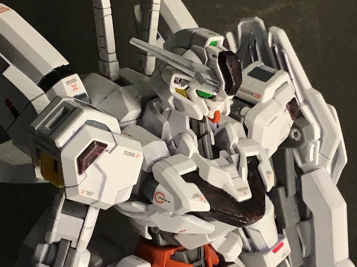 8_tyan's tweet photo. #全クリエイターに告ぐ虹色の作品を解放せよ　おぉめっちゃイイねついてるありがと〜♪
エアテックスのブラックライトルミネを混色して七色作ってグラデ吹いて黒の自作デカール貼ったけど〜
色々難点あってオススメしませんw出来るもんならやってみろwww https://t.co/zLzt8VbYau