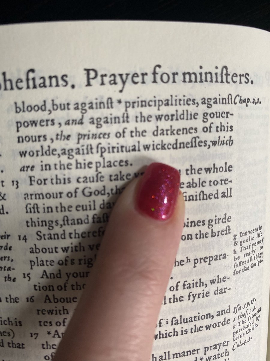 hmclark0504's tweet photo. @Jesusarmy Worldlie governors was in there in the Geneva Bible. https://t.co/myTmFiLtVL