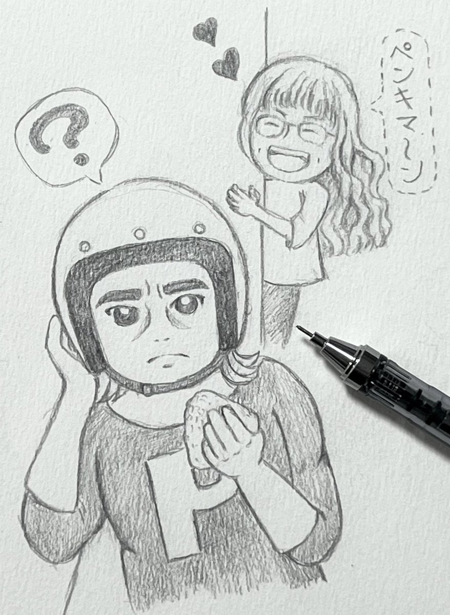 kogi0222's tweet photo. 一度は描いておきたいのがペンキマン（難聴）
with金髪美女 https://t.co/4JSZQvwndN