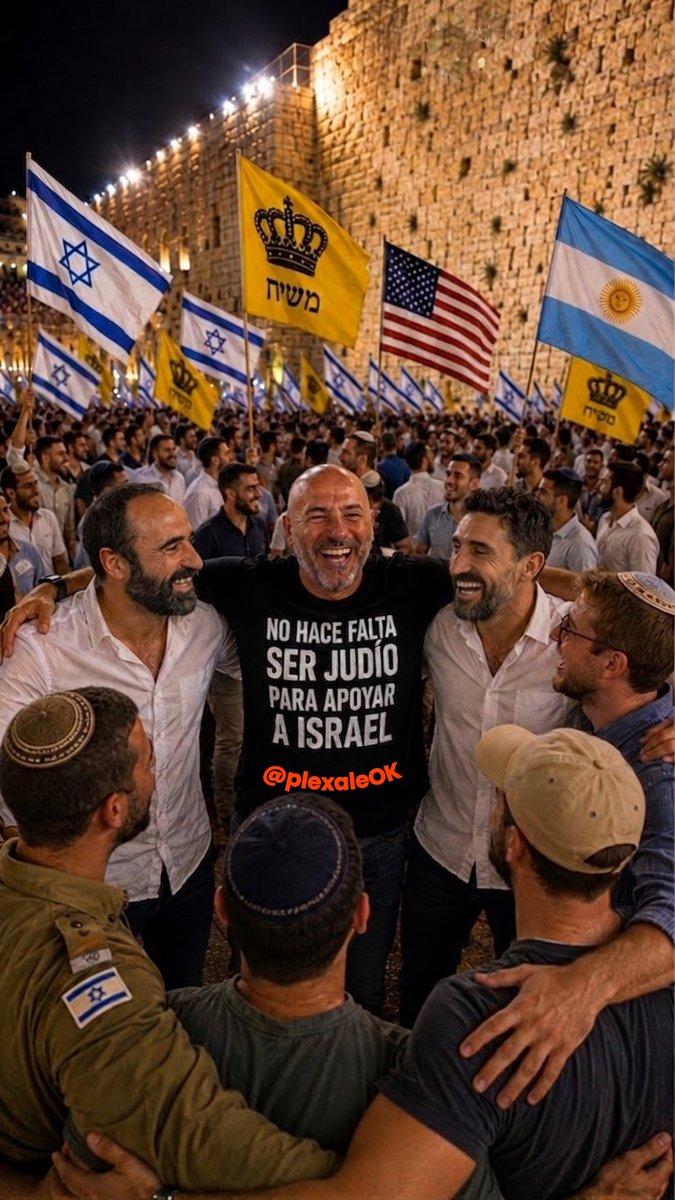 plexaleOK's tweet photo. Los judíos no olvidamos a quienes estuvieron y están del lado de Israel cuando más importa. 🇮🇱

Cada mensaje, cada gesto y cada voz cuentan. Gracias por estar 💙

Una semana más, como a lo largo de todo el año, pongamos nuestra bandera 🇦🇷🇮🇱 y juntemos al mundo que está con Israel👇🏻