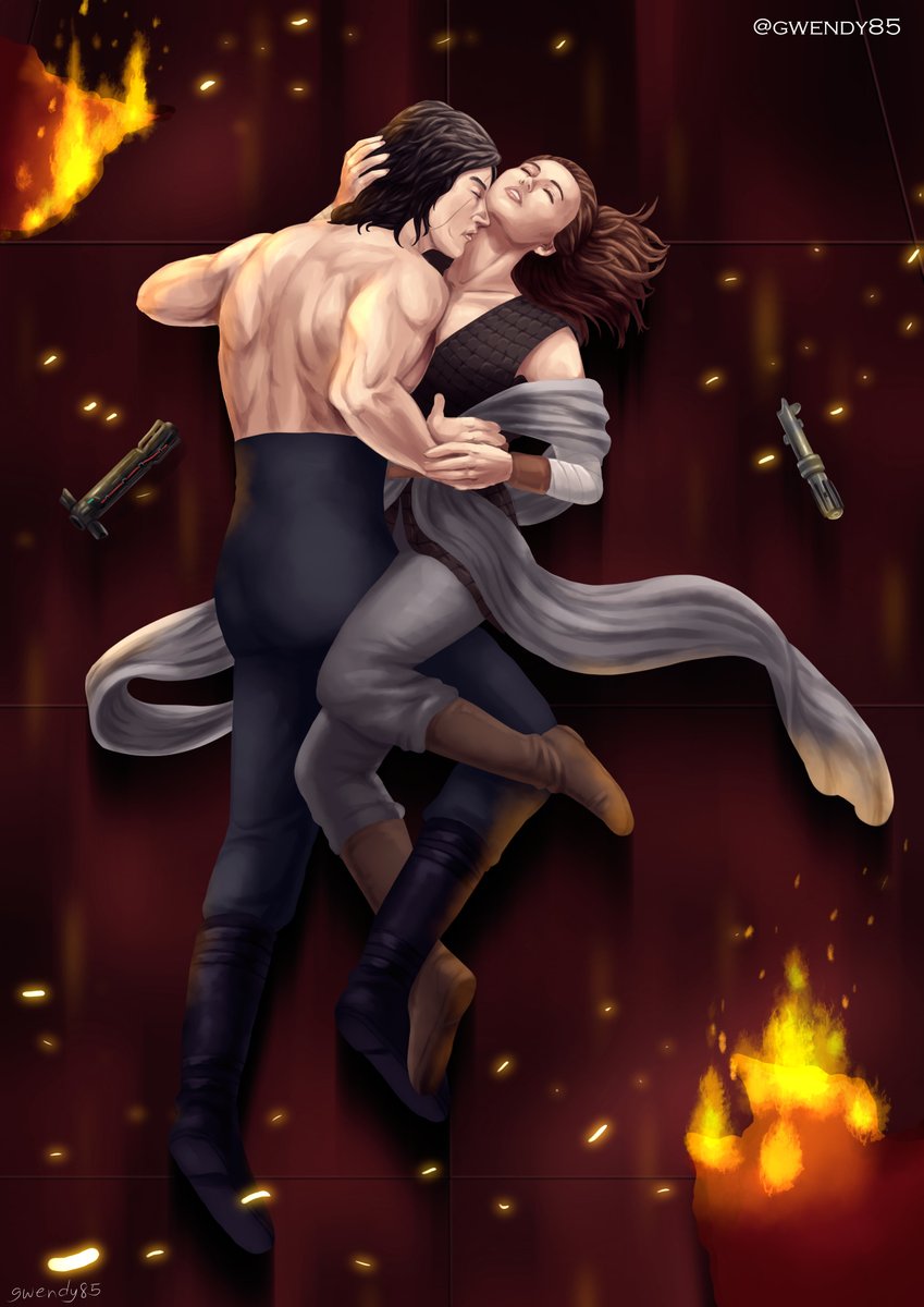 ns2dstudios's tweet photo. Pulled from the archives. I miss drawing #reylo I really should get back to drawing them more #TheHuntForBenSolo https://t.co/24S0dp0nBA