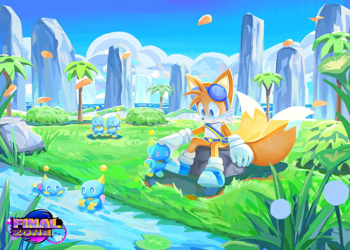 Viwiawesome's tweet photo. Felt like drawing FZ’s lobby.. tails is here too #asymcommunity #sonicthehedgehogㅤㅤㅤ https://t.co/VgDOdJQqFX