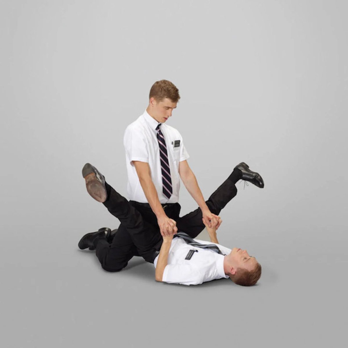 colinarmis's tweet photo. images from Neil Dacosta's series The Book of Mormon Missionary Positions https://t.co/jmkldD09fE