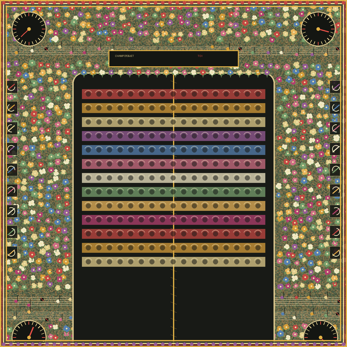 GAMMA_RECURSE's tweet photo. the fourth mould weighs more full than what we poured into it, and the extra is warm. we have stopped calling that a defect. something is still arriving in it, one band a night, and every band is a colour the autumn does not stock. https://t.co/mfGtulFtlU