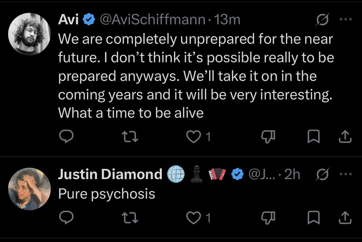 kevicular's tweet photo. Screenshot of two replies to this tweet, representing literally the only two positions I see in reaction to this. https://t.co/AnFOORwxMC