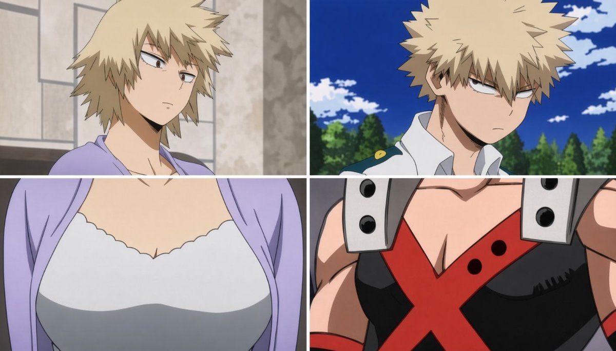 Mangaic2's tweet photo. it's wild how much Bakugou looks like Mitsuki https://t.co/N2W8wJKjMG