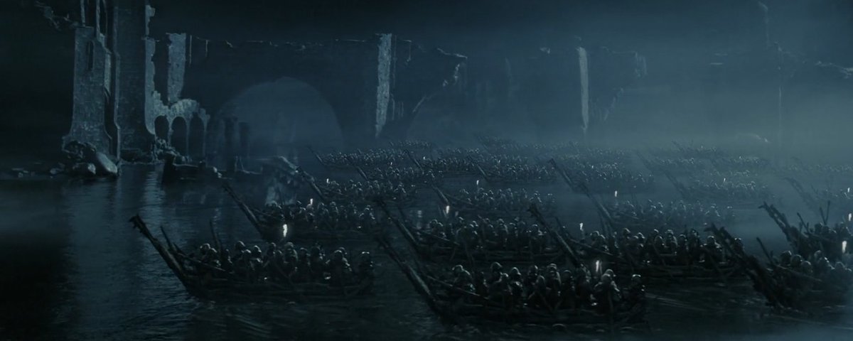 DailyGondor's tweet photo. Small boat crossings into Osgiliath deemed "unsafe" for orcs, prompting calls from Isengard and Mordorian charities to secure "safe and secure" passages to allow the Uruks to flood the lands of Men legally, writes Thomdra Sapphiredustsniffer https://t.co/LiYLrwT4de