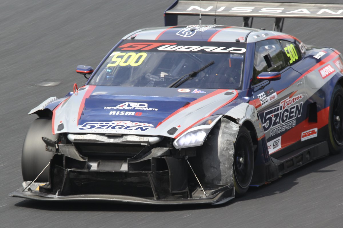 gfinthebase's tweet photo. GT World Challenge Asia 2026
Okayama International Circuit
Car: Nissan GT-R NISMO GT3
Team: TEAM 5ZIGEN
Car No:500
#GTWorldAsia #岡山国際サーキット
フロントバンパーなしの威圧感。 https://t.co/AD69u0DD0G