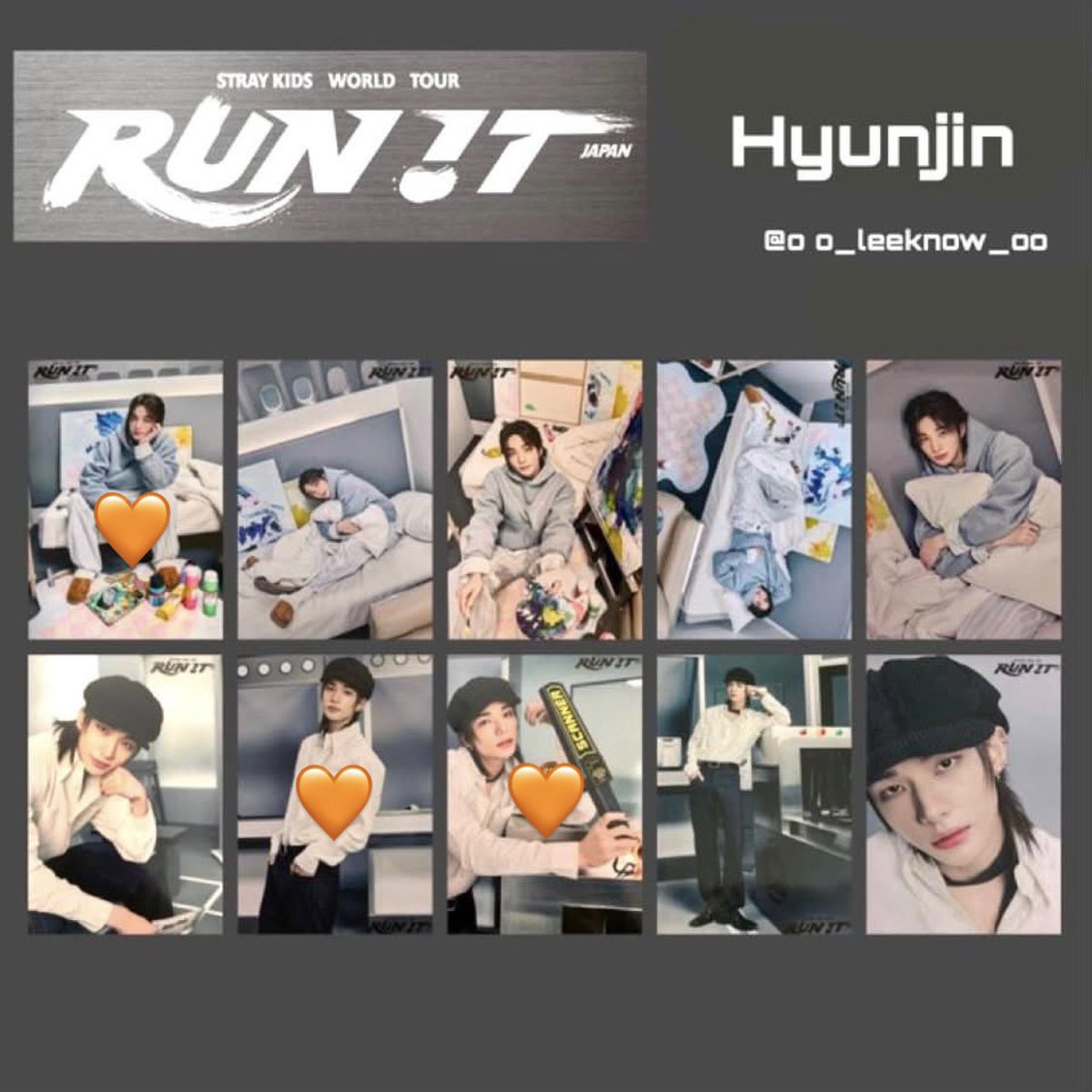 as79656739's tweet photo. 交換 Stray Kids StrayKids スキズ RUN IT ラントレ

【譲】リノ、チャンビン、ハン、フィリックス、アイエン

【求】2枚目画像ヒョンジン🧡のもの

本日会場手渡し希望です。
お気軽にお声掛けください！ https://t.co/PvaOoATP8u