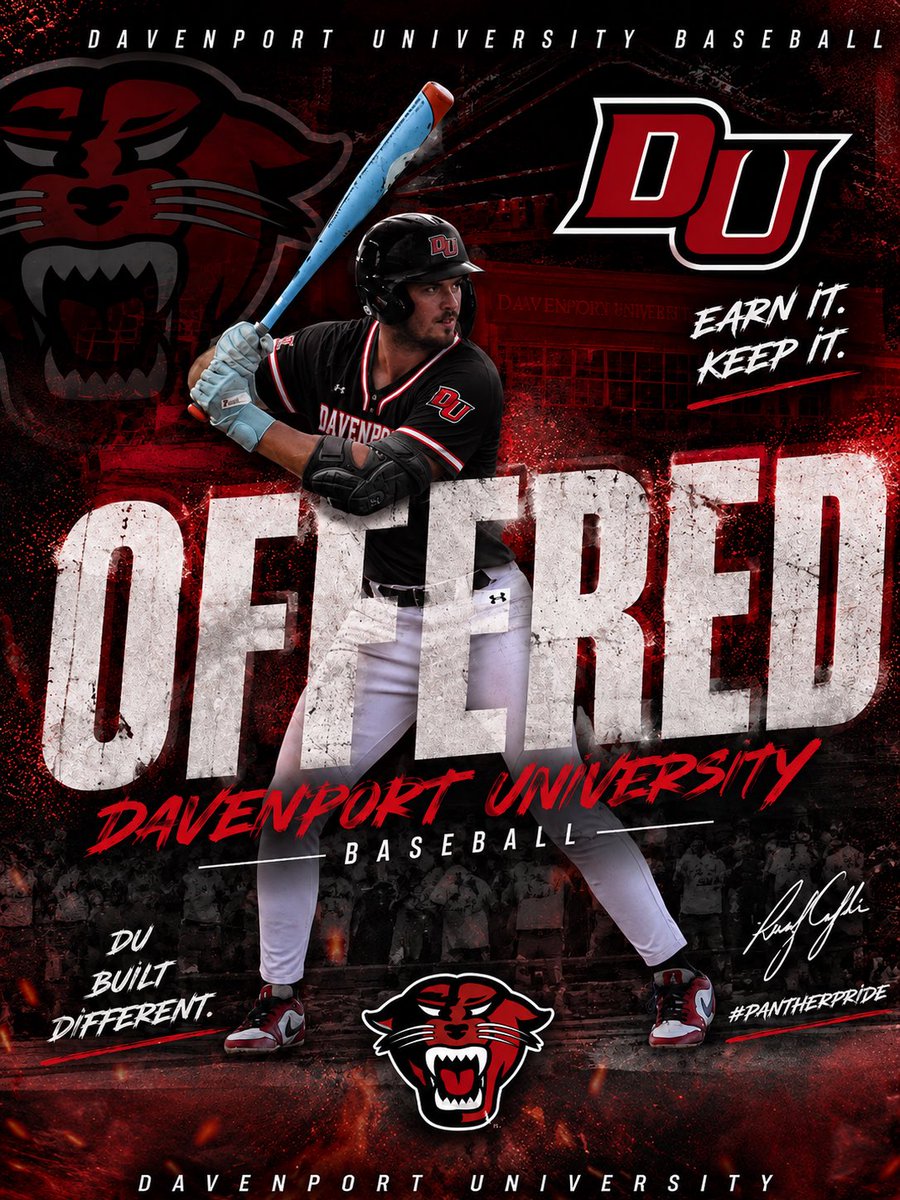 MemphisDavenpo1's tweet photo. Blessed to receive an offer from Davenport University! Thank you to Coach Tidey and the rest of the coaching staff for taking time out of their day to show me around campus!

Go Panthers! https://t.co/XImKwNY4cV