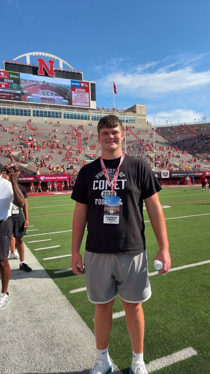 CCrees's tweet photo. Had a great time in Lincoln Today!! 
@WestLibertyFB @des_towey_ @CoachMattPearce @HuskerFootball @GeepWade https://t.co/jFCSWsrb4X