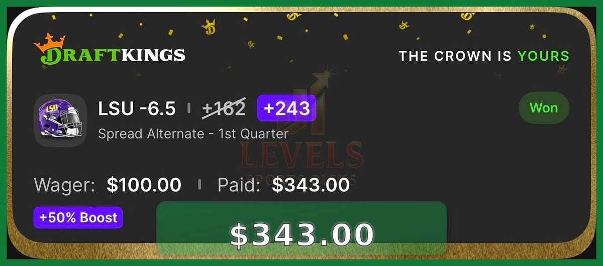 TheCoachesDesk's tweet photo. Cash LSU -6.5 1st QTR 🤑✅ https://t.co/ZuLG88fCyr
