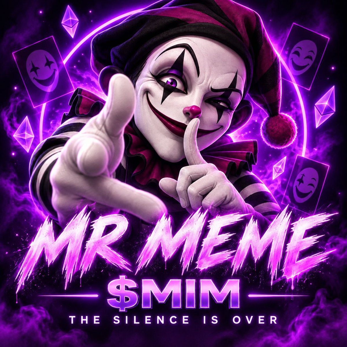 MrMemeMIM's tweet photo. 🤫 The meme that was too weird to stay silent…
Mr Meme has entered the crypto world.
No rules. No limits. Just pure meme energy. 🃏
The silence is over.
$MIM is here.
#MrMeme #MIM #Memecoin #Crypto #RobinhoodChain https://t.co/qv4TFUSsmf
