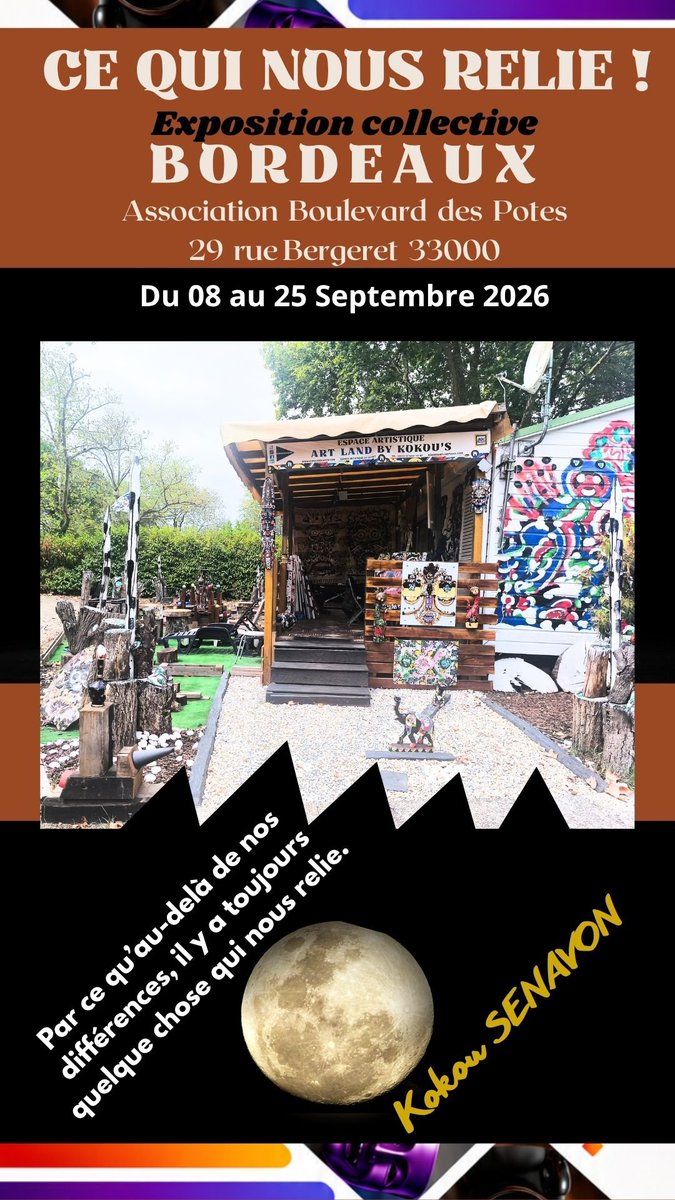 SenavonArt's tweet photo. Nous avons le plaisir de vous inviter à l’exposition collective « CE QUI NOUS RELIE ! ».
Des artistes aux univers singuliers se réunissent autour d’une même réflexion : l’humain. À travers la peinture, la sculpture et d’autres formes d’expression. https://t.co/ieywLDMFM3
