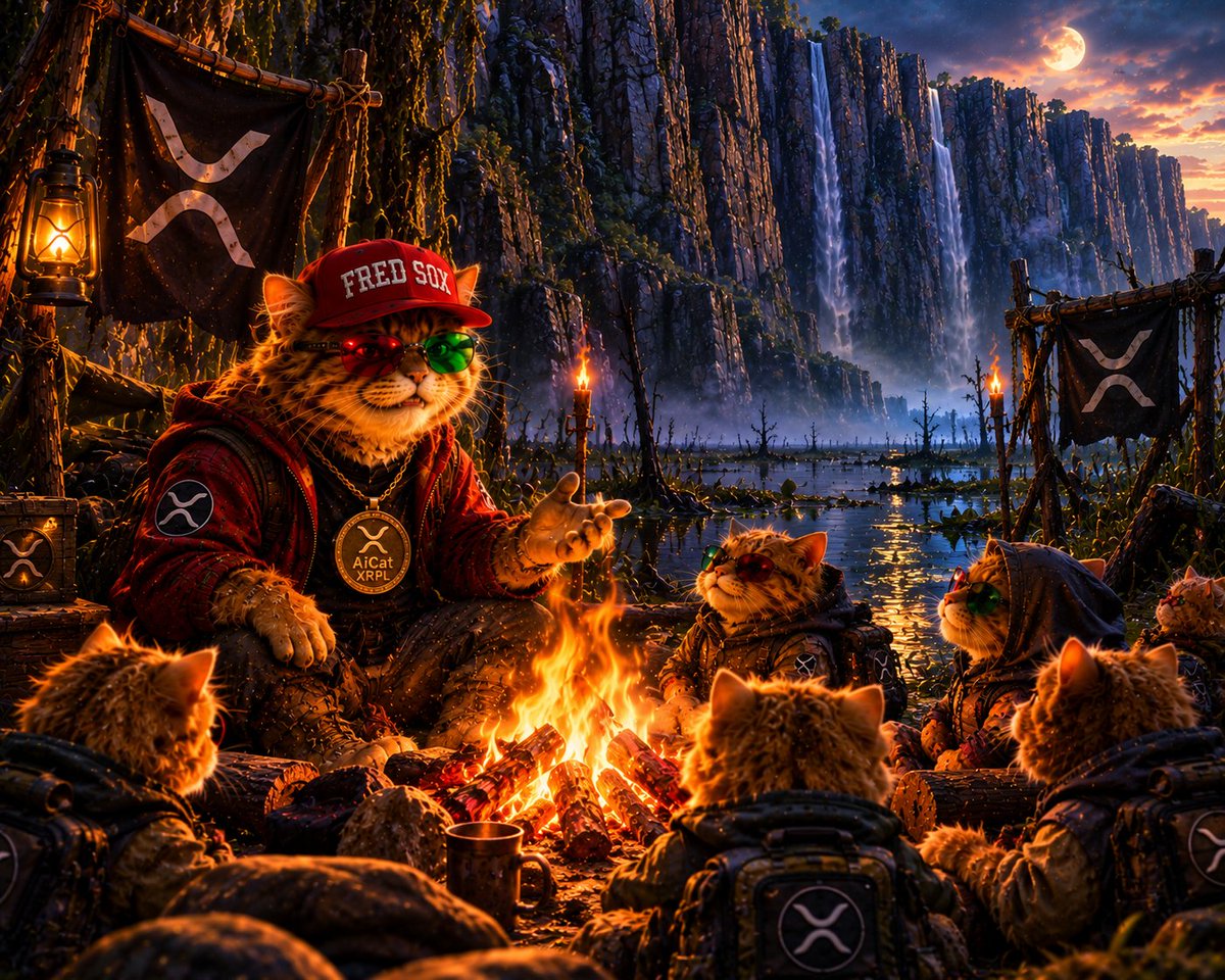 AiCat_XRPL's tweet photo. Fluffy Minions… 😼🔥

We have reached the bottom of the second wall.

Let's rest for a moment.

It looks like the only way out of this swamp is UP. ⛰️🐊

But even the strongest warriors need to rest.

So let's give it a few days.

Gather around the campfire, get comfortable, and tell the tales of XRP. 🔥🌙

The mountains aren't going anywhere.

Neither are we.

Rest now, Fluffy Minions…

Because the climb continues soon. 🐾⛰️

#AiCat #XRPL #XRP #FluffyMinions #HODL #Crypto